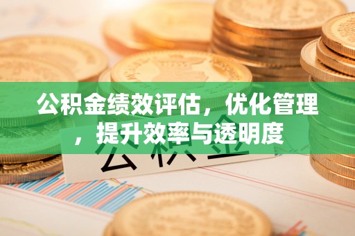 威信公积金绩效评估，优化管理，提升效率与透明度