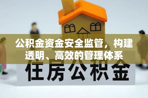 威信公积金资金安全监管，构建透明、高效的管理体系