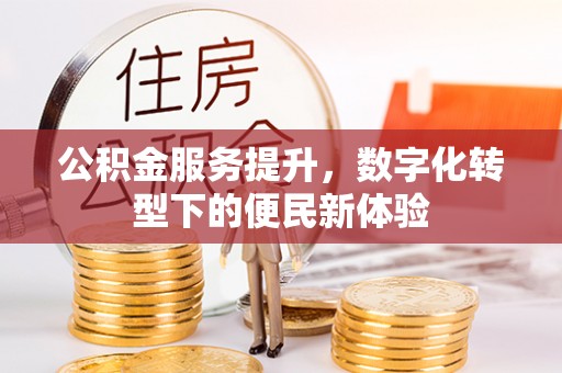 威信公积金服务提升，数字化转型下的便民新体验